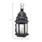 10.25&#x22; Decorative Clear Glass Moroccan Style Hanging Candle Lantern